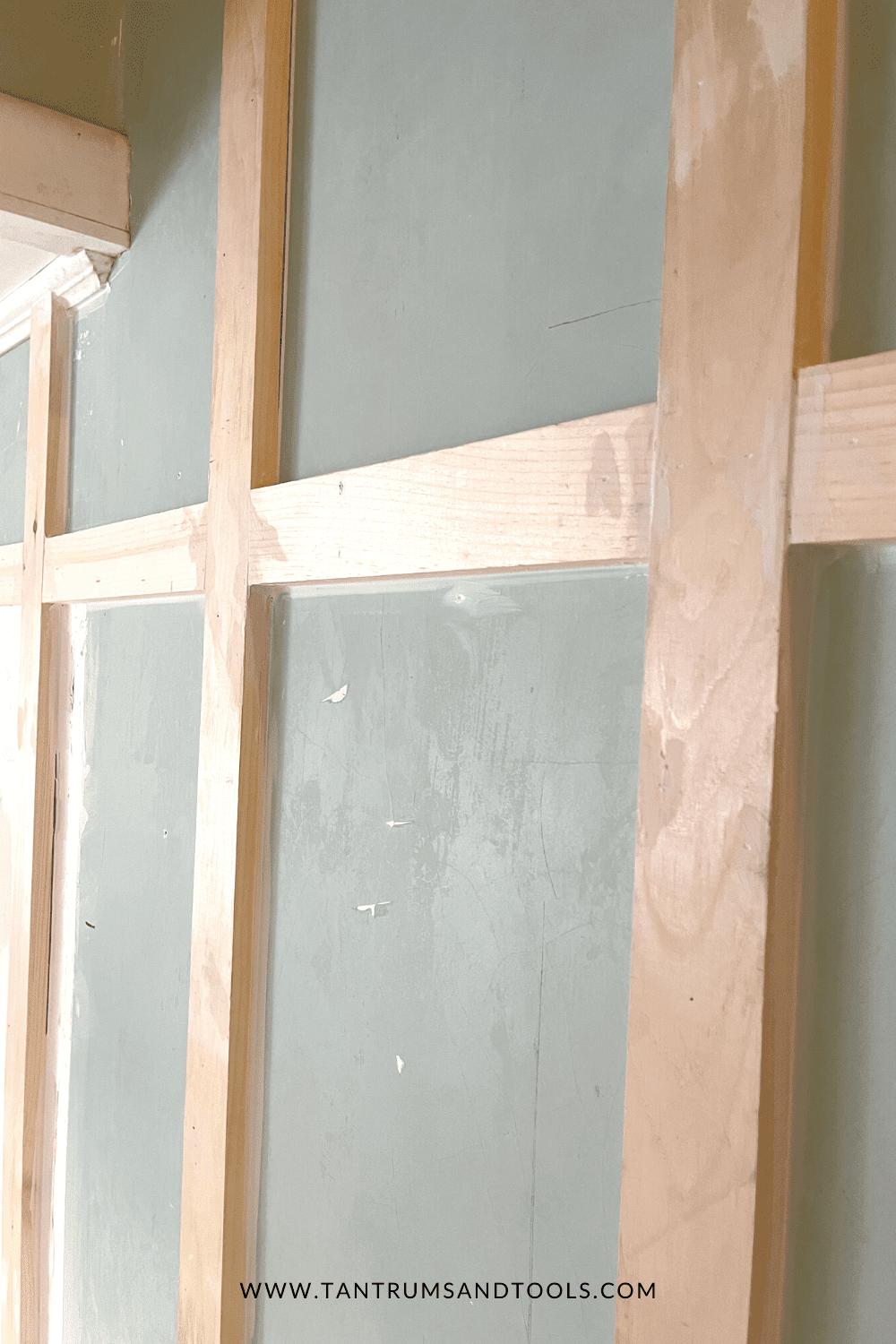 Board and Batten on a Staircase Wall DIY StepByStep Guide