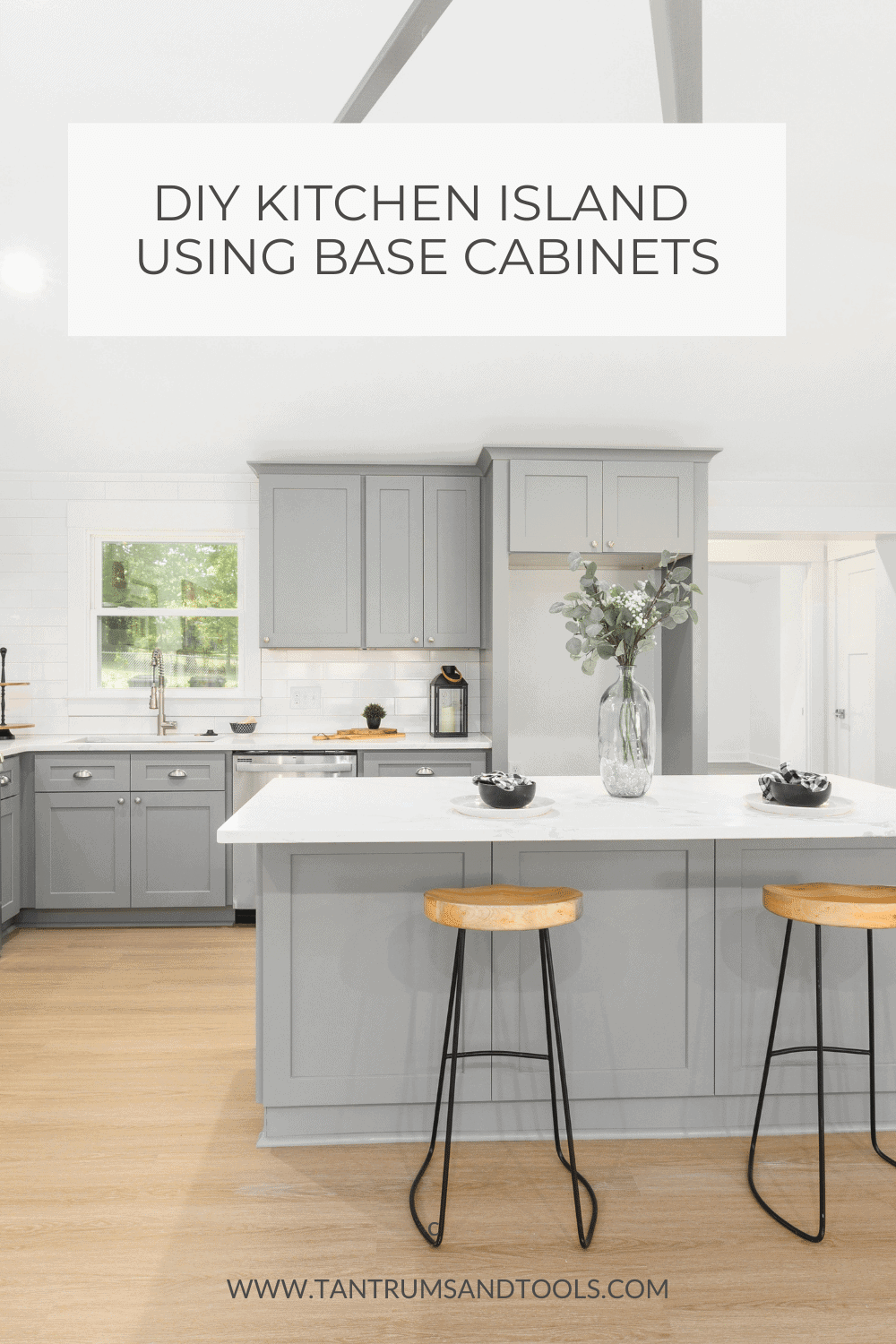 How to make a kitchen island out of base