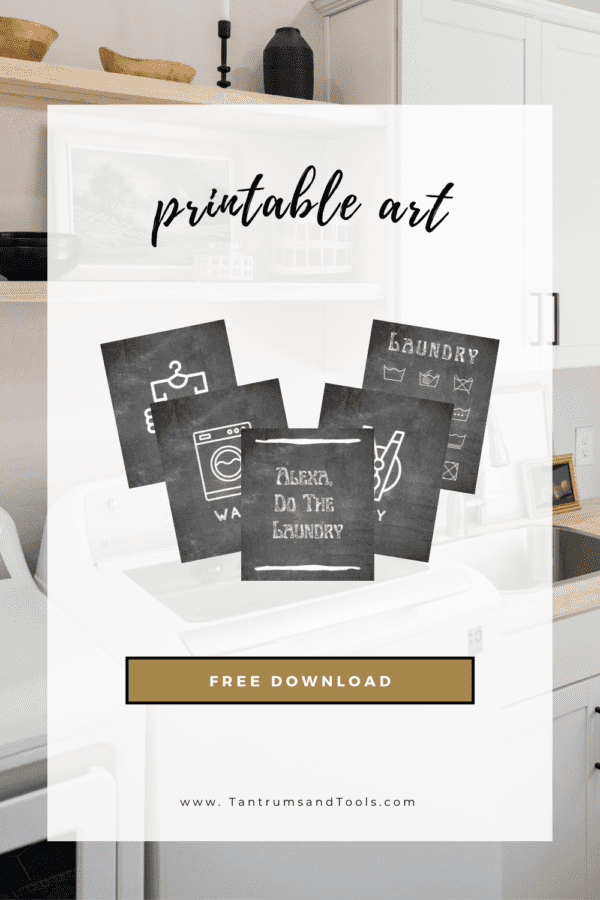 Printable Laundry Room Signs DIY » Tantrums and Tools
