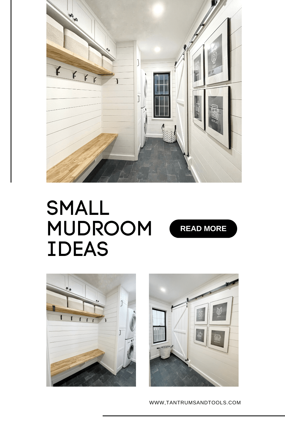 Best DIY Mudroom Ideas for Small Spaces - Tantrums and Tools