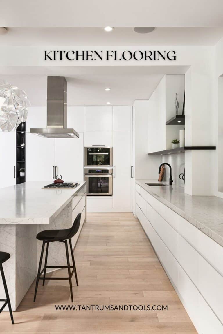 Popular Floor Colors with White Kitchen Cabinets