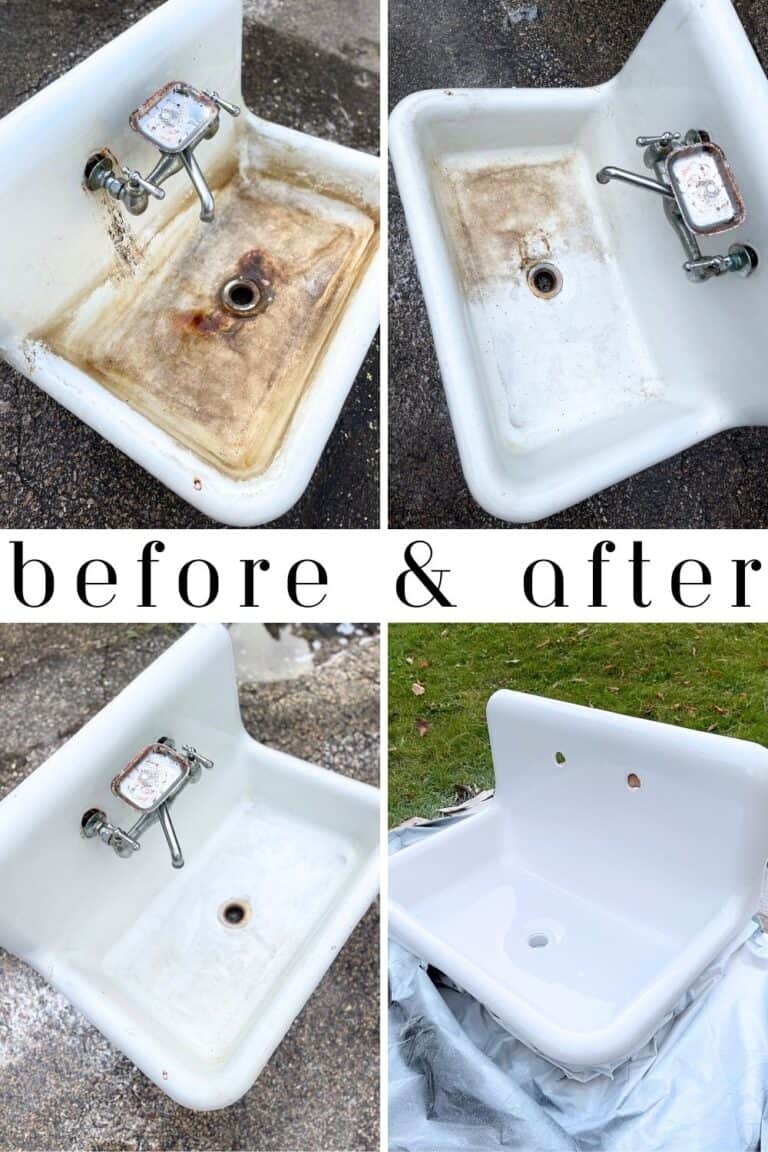 Refinish a Cast Iron Sink for a Smooth + Flawless Finish