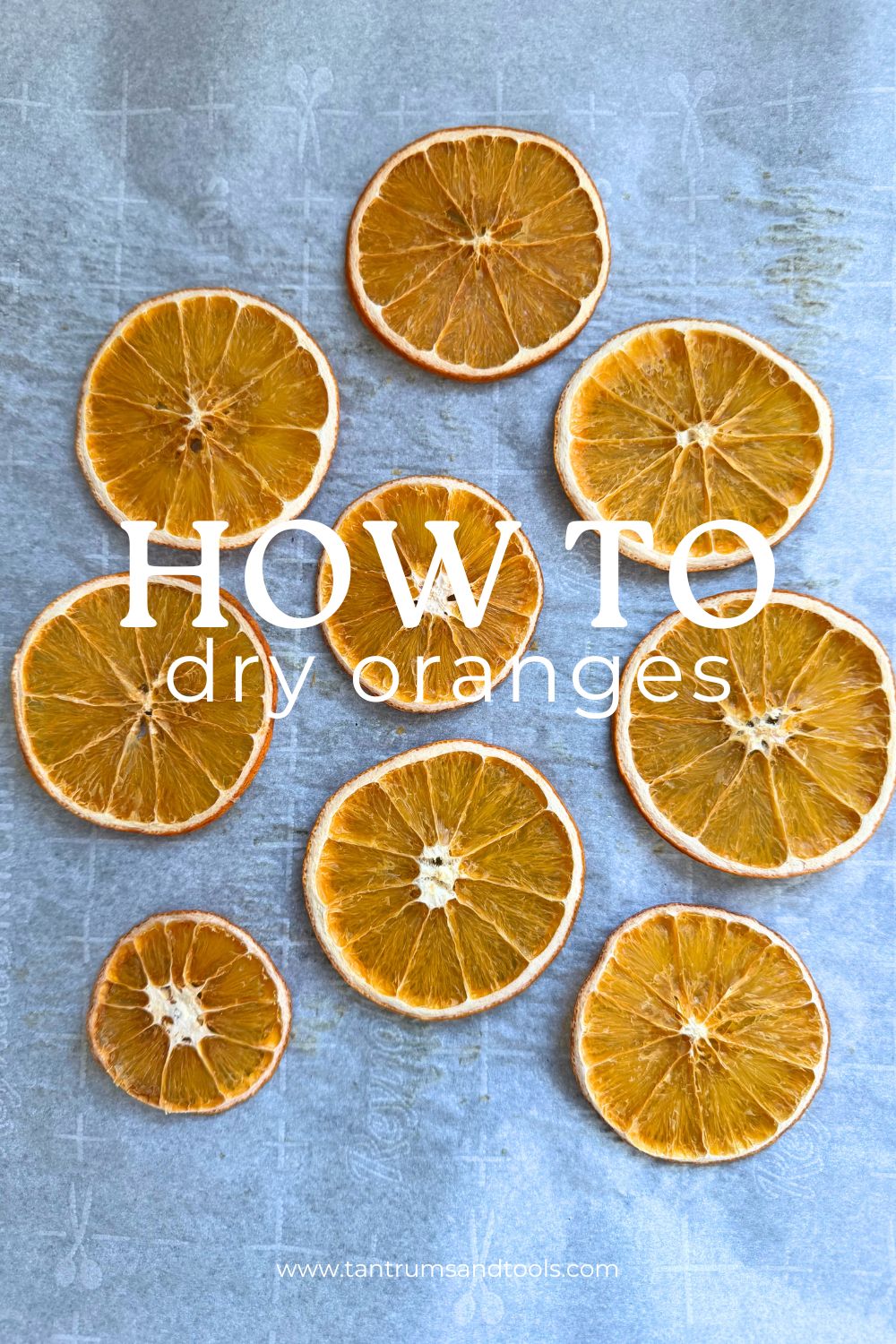dried orange slices for decoration