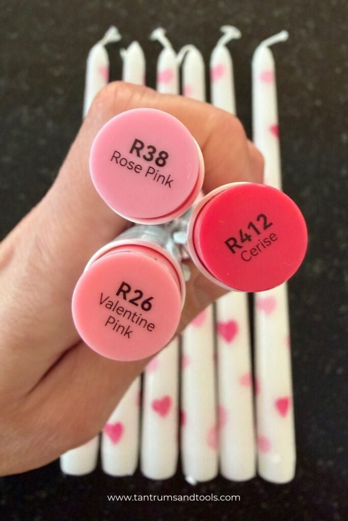 DIY Valentines decorations | Valentines candles ideas